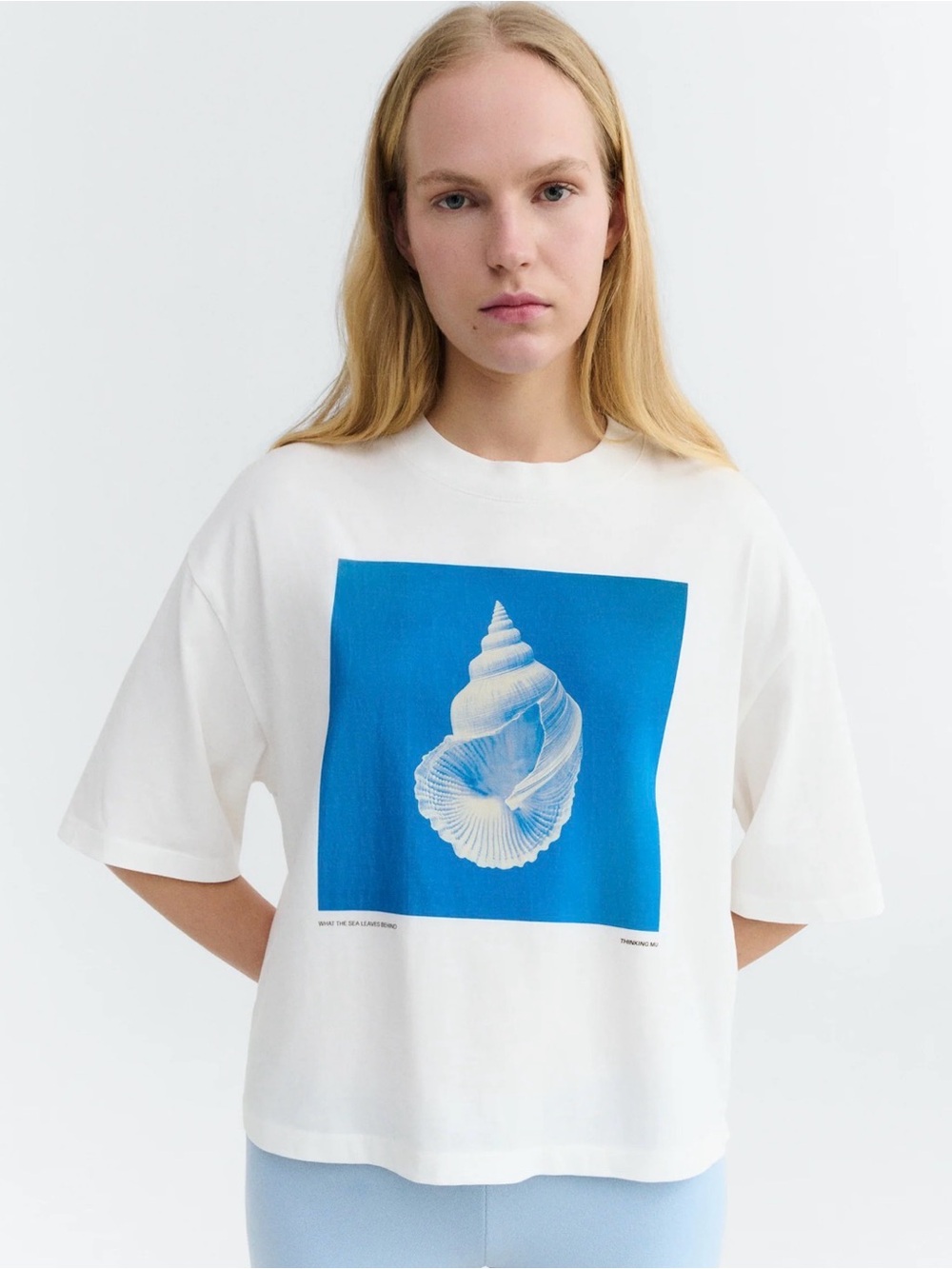 Thinking Mu Organic Cotton Sea Treasure Lena Oversized T-shirt | Large